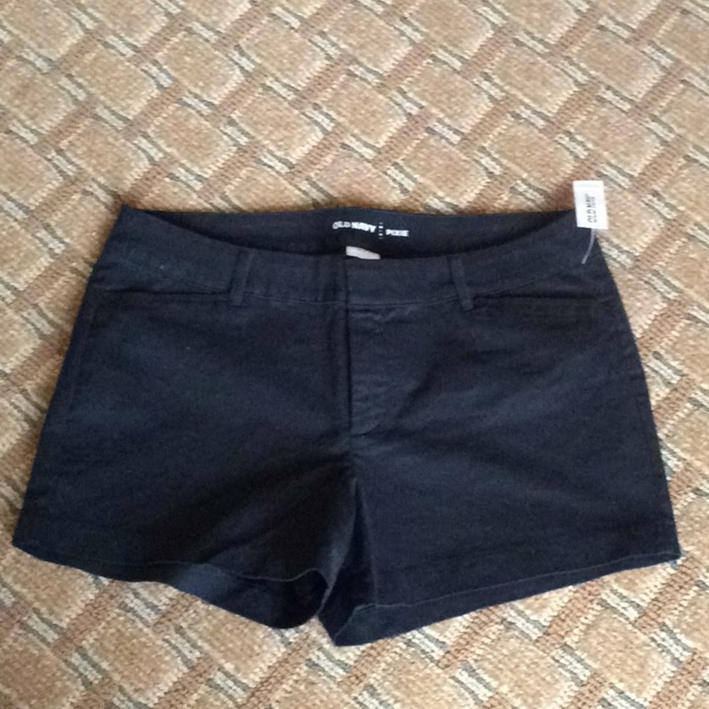 Brand New Old Navy Black Shorts 8 Pixie